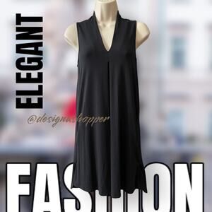 Tart Collections TARA black dress - laid back Chic sleeveless dress XS